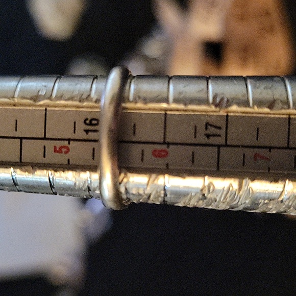 Beautiful Vintage Pink MOP Sterling Silver Navajo Ring - Picture 6 of 6